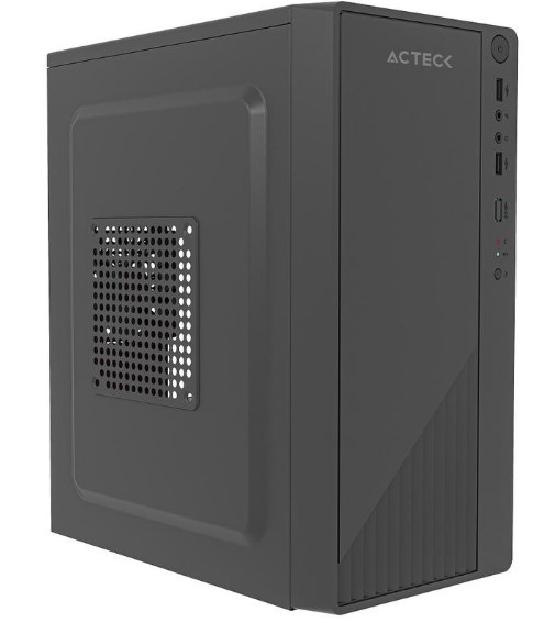 Gabinete Acteck Kioto Gc220f Mini-atx  500w Usb Negro Ac-939539, Acteck
