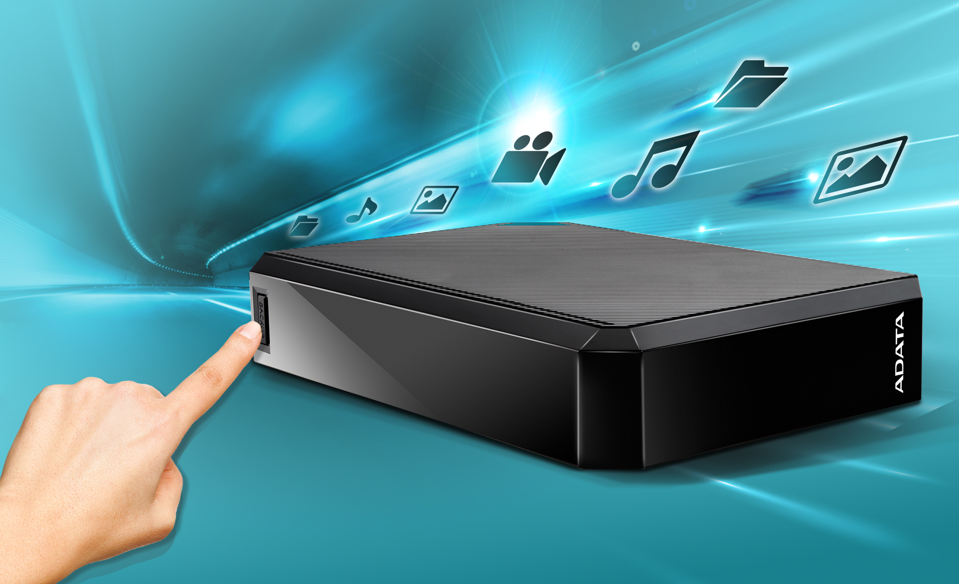 Disco Duro Externo Adata Hm800 4tb 3.2 Ngo ( Ahm800-4tu32g1-cusbk ), Adata