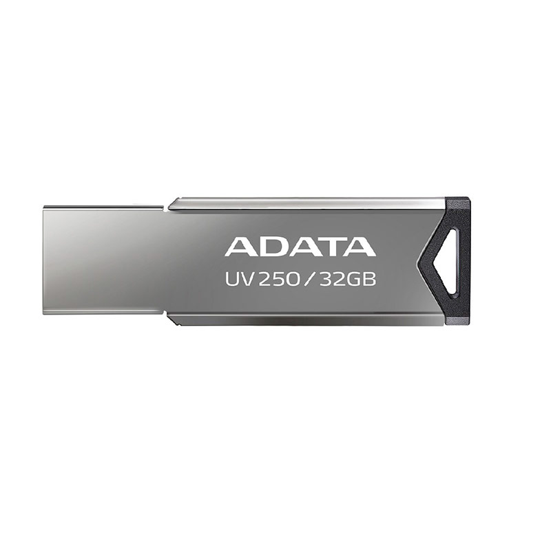 Memoria Flash Adata Uv250 32gb Usb 2.0 Plata (auv250-32g-rbk), Adata