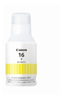 Botella De Tinta Canon Gi-16 Y Amarillo Para Gx7010/gx6010 (4420c001aa, Canon