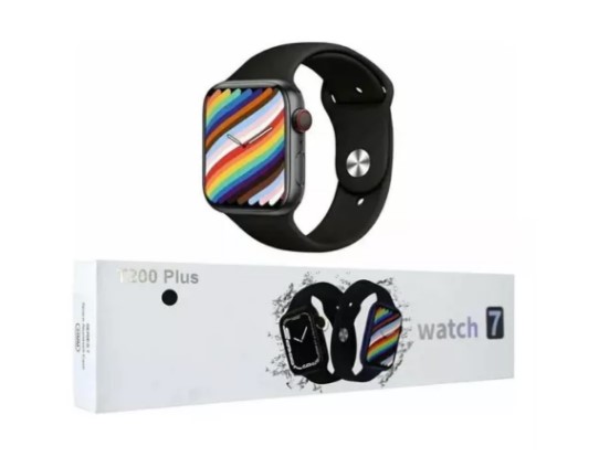 Smart Watch T200 Plus Negro, Gadgets