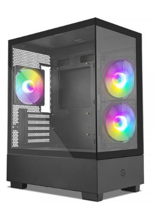 Gabinete Gamer Getttech Fish Tank M-atx S/fuente (gcm-550ac-02), Getttech