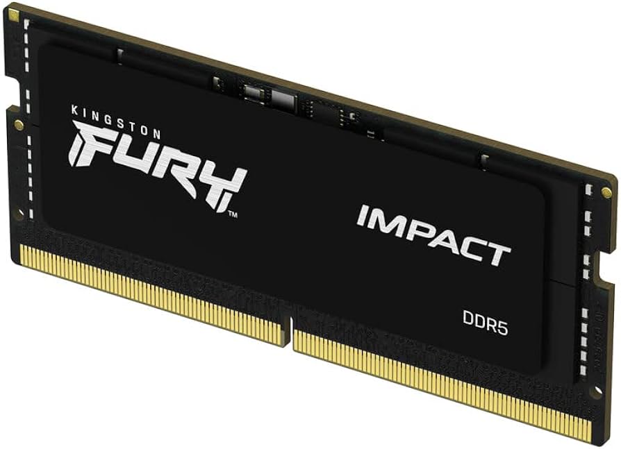 Memoria Sodimm Ddr5 Fury Impact 16gb 6400mhz Cl38 Xmp(kf564s38ib-16), Kingston