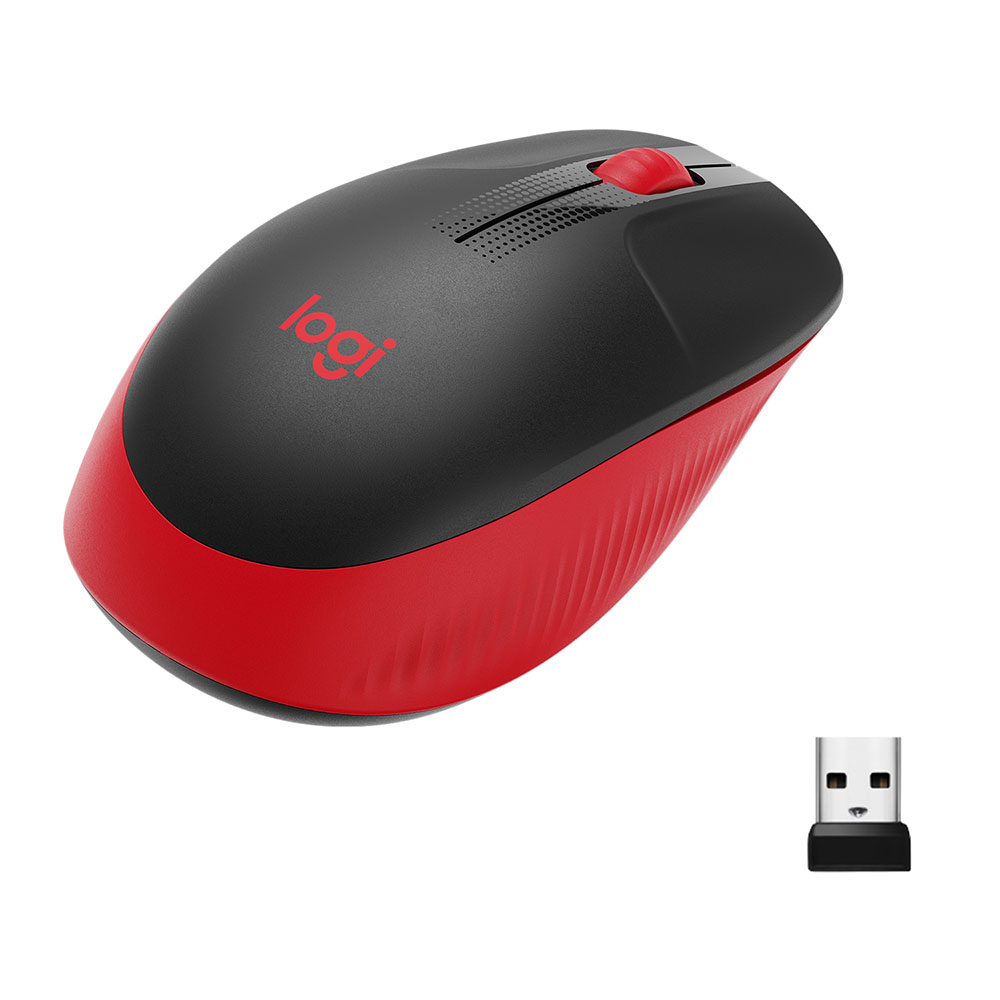 Mouse Logitech M190 Optico Usb Plug & Play 1,000 Dpi Red (910-005904), Logitech