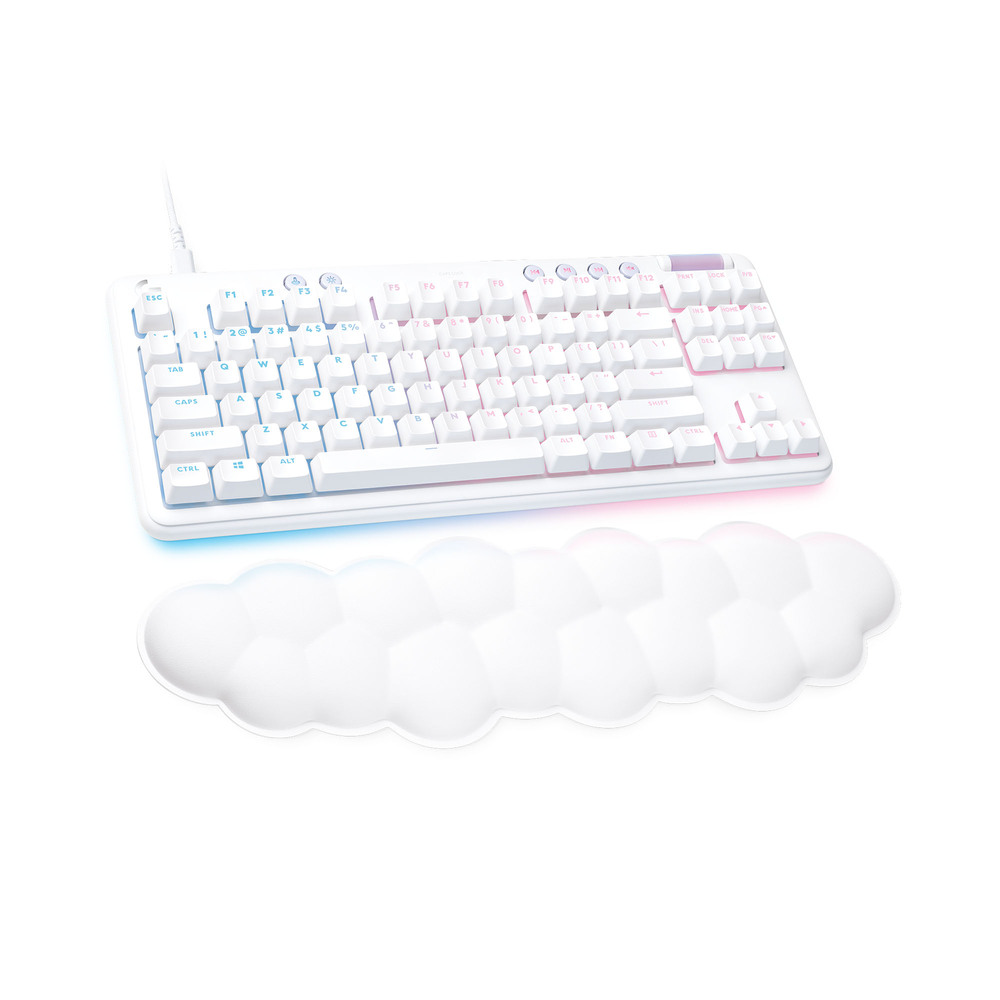 Teclado Logitech G713 Tkl C/reposamanos Tactil Off-white (920-010413), Logitech