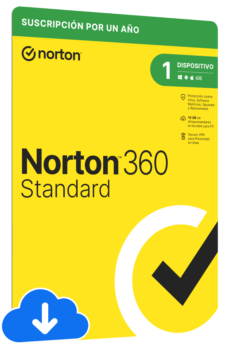 Norton 360 Standard 1dv 1yr (21414734), Norton