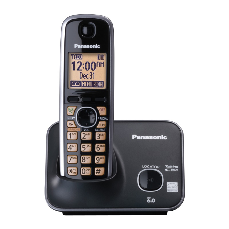 Panasonic Telefono Inalambrico P.lcd 1.8 Modo Eco Negro(kx-tg4111meb), Panasonic