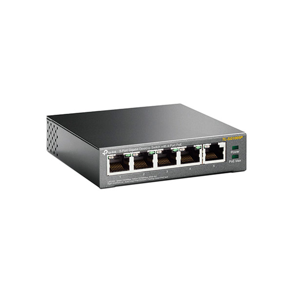 Tp-link Switch Escritorio /5 Ptos Fast/4poe/58w/ Tl-sf1005p, Tplink