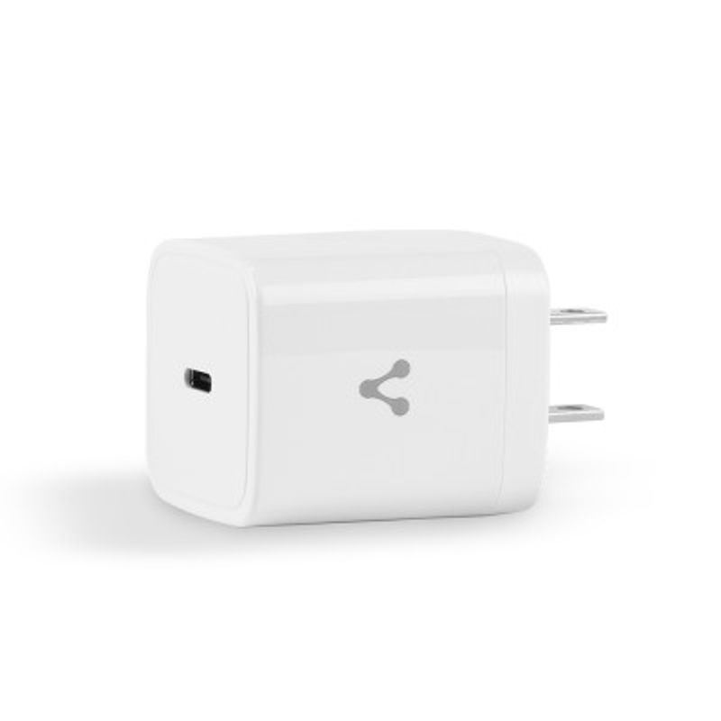 Cargador Para Pared Quick Charge 3.0a Pd 20w Tipo C Blanco Au-250-v2, Vorago
